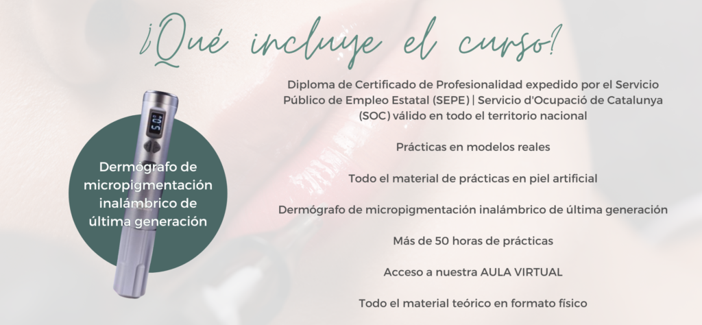 Máster en Micropigmentación en Barcelona - Certificación Oficial